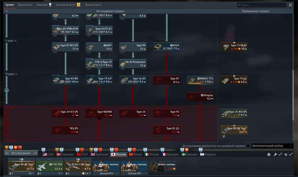 продажа аккаунта к игре War Thunder